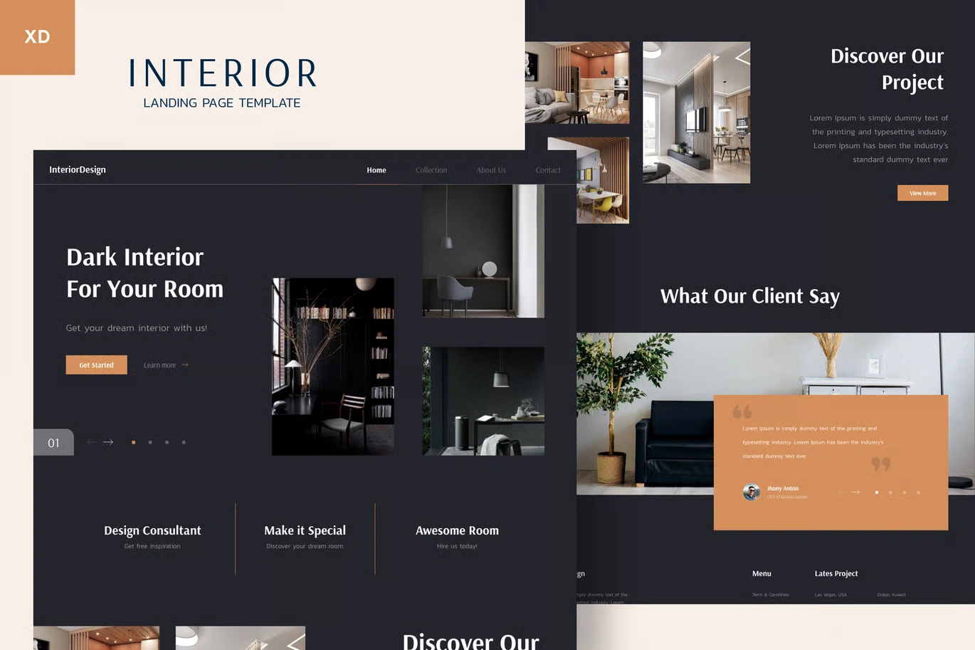 Mobile application UI design project with intuitive navigation and modern visual hierarchy